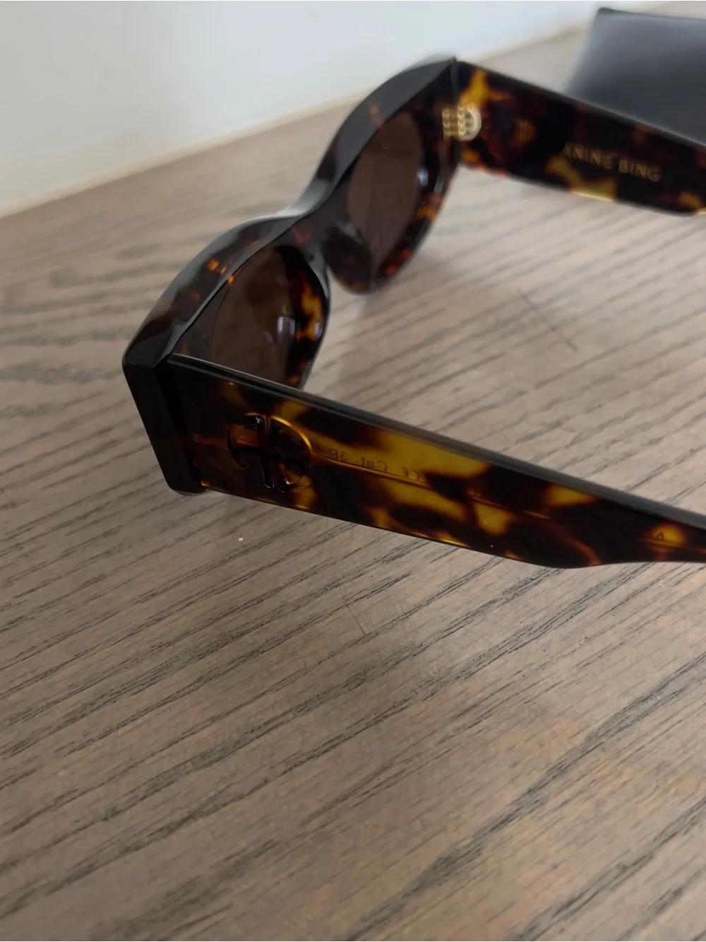 Anine Bing Madrid Sunglasses in Dark Tortoise